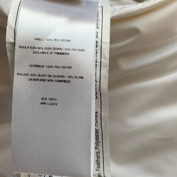 Lolë Reversible Gray/White Puffer Jacket with Hood  – Woman's  – XS - Picture 12 of 16